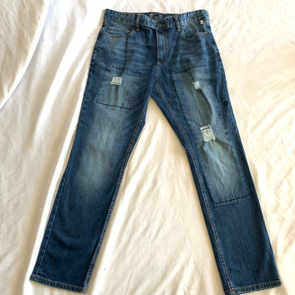 American Rag Dark Wash Distressed Denim Jeans